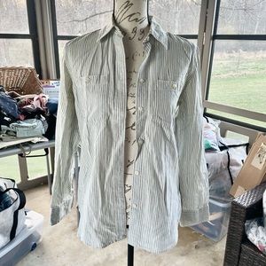 Ralph Lauren women’s striped button up top